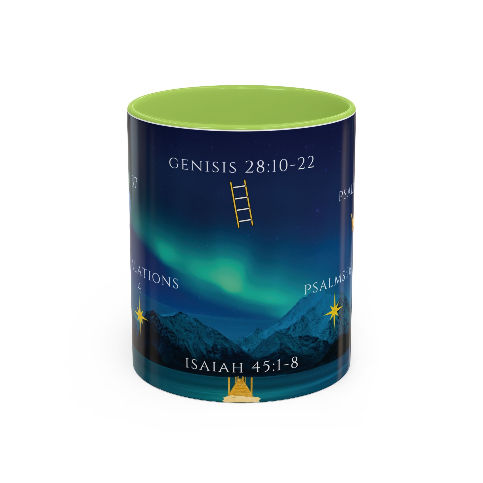 Inspirational Scripture Ceramic Coffee Mug With Verse