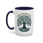 With Godliness There Is Contentment Christian Mug