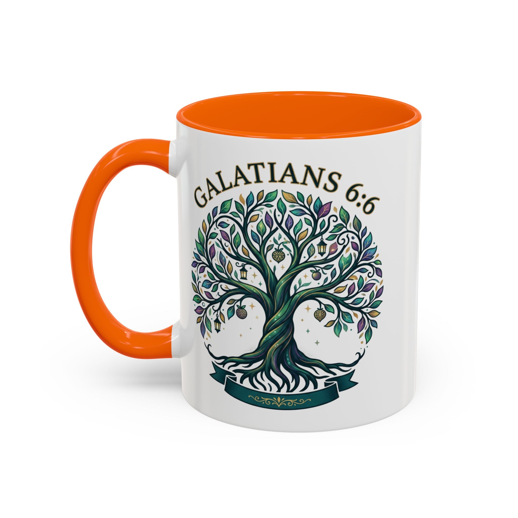 With Godliness There Is Contentment Christian Mug