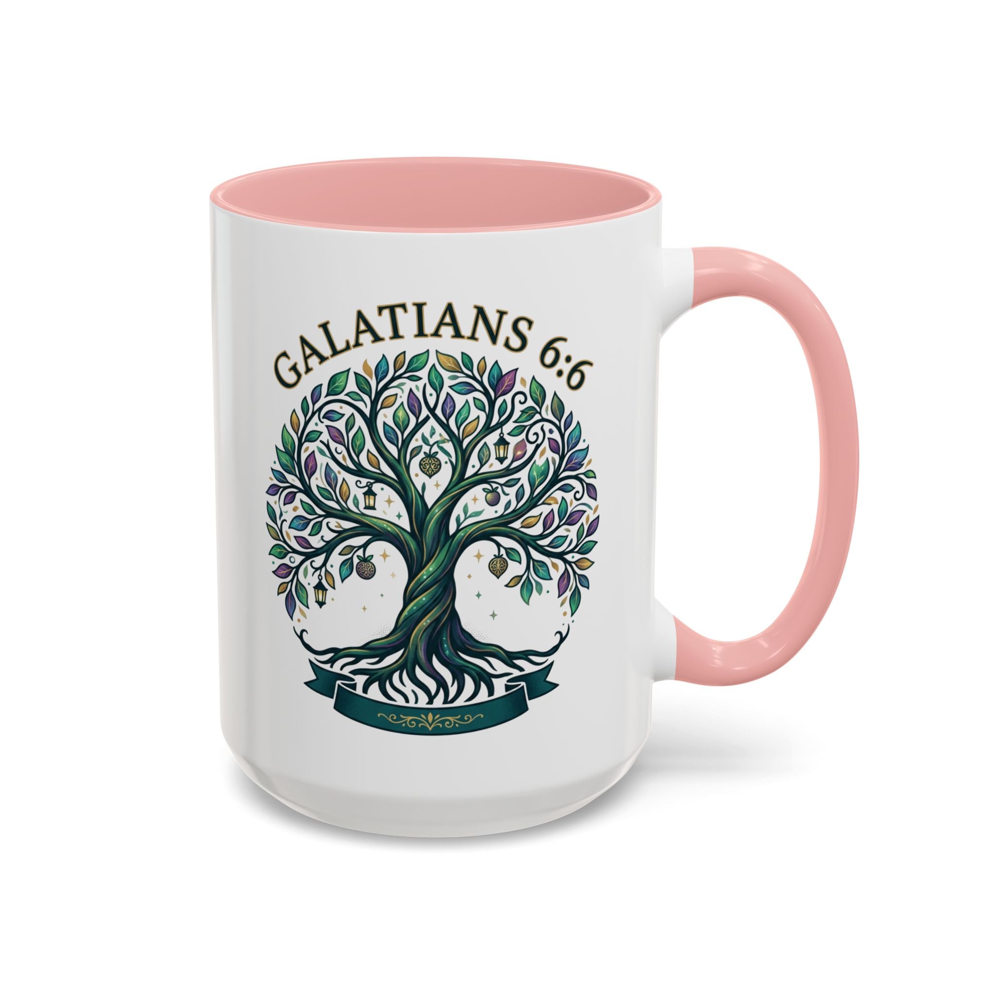 With Godliness There Is Contentment Christian Mug