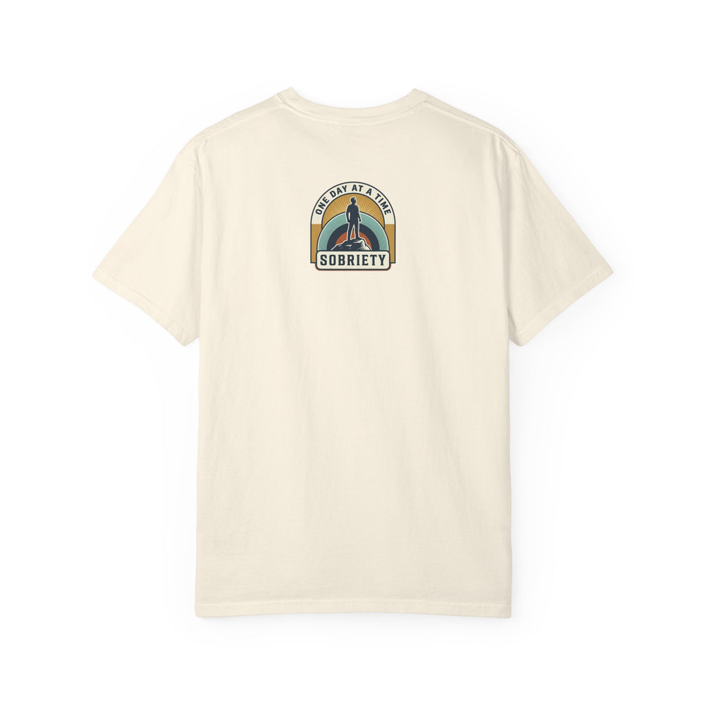 Living Sober Grateful Reminder Heavyweight T-Shirt