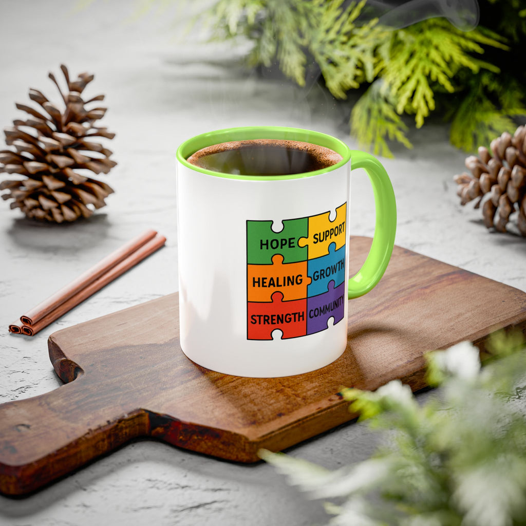 Recovery Support Mug — "Stay Sober, Stay Inspired" (11oz & 15oz)