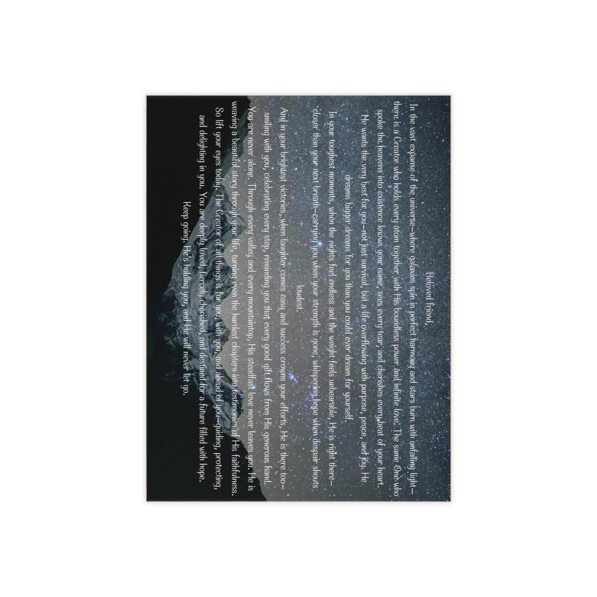 Ceramic Photo Tile — 'Stay Sober and Inspired' Inspirational Quote Tile