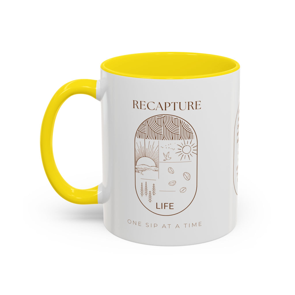 Thankful for Being Sober Recovery Accent Coffee Mug