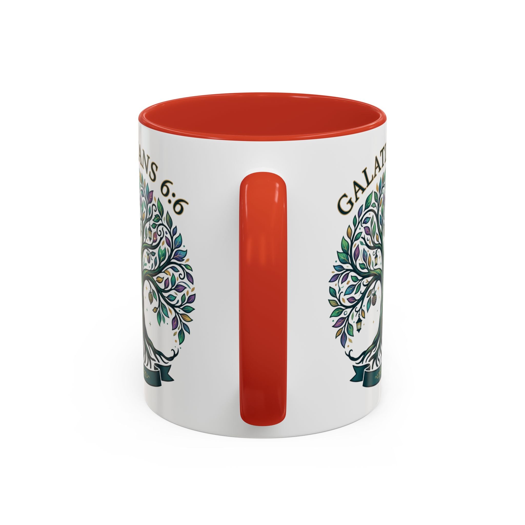 With Godliness There Is Contentment Christian Mug