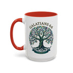 With Godliness There Is Contentment Christian Mug