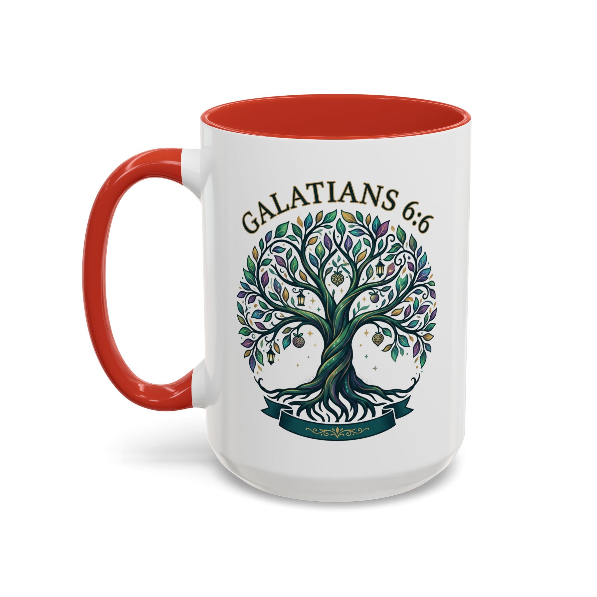 With Godliness There Is Contentment Christian Mug