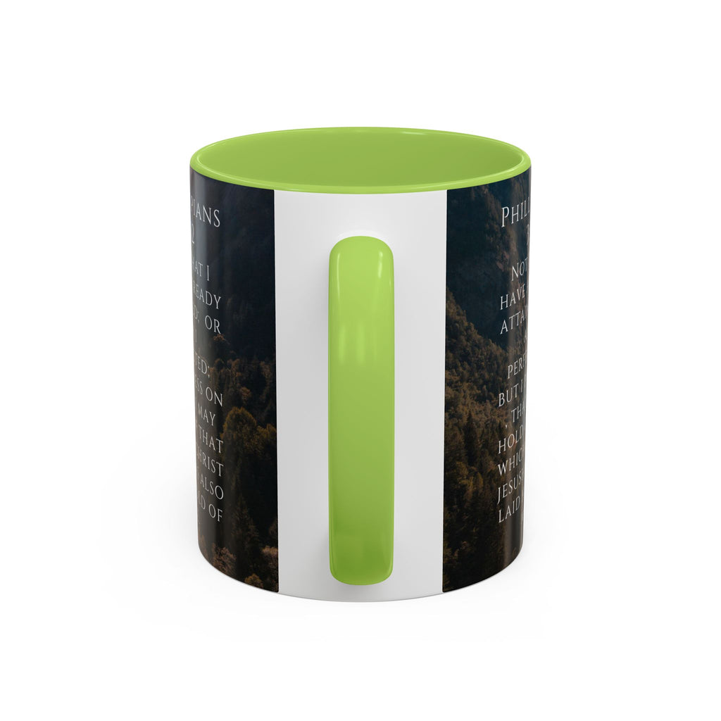 Philippians Bible Verse Mountain Mug – Ceramic Accent Cup
