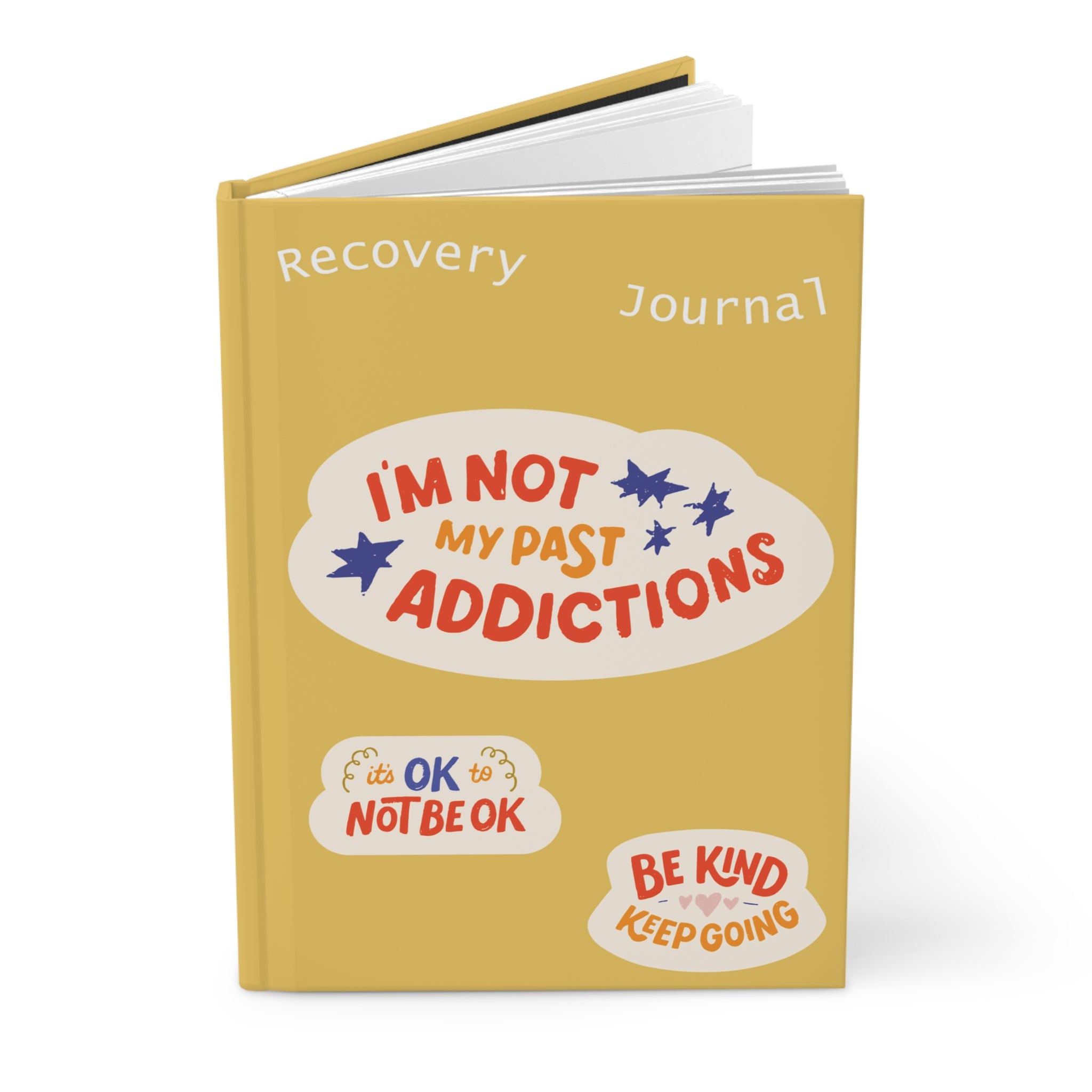 Hardcover Recovery Journal for Addiction Healing