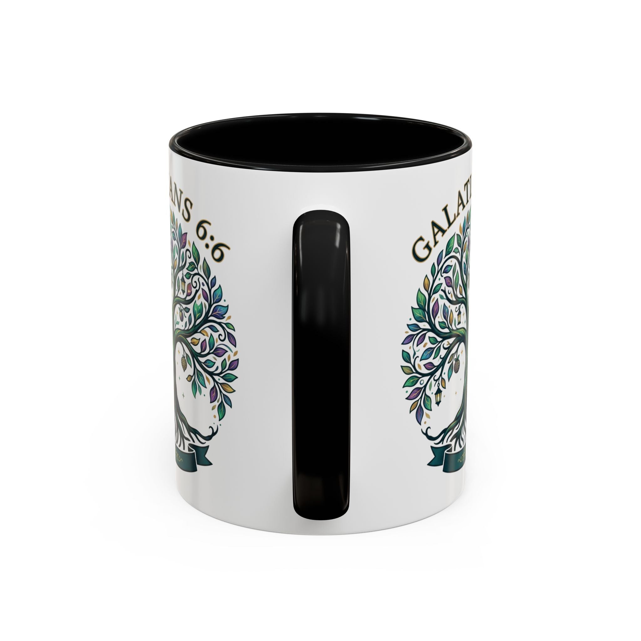 With Godliness There Is Contentment Christian Mug