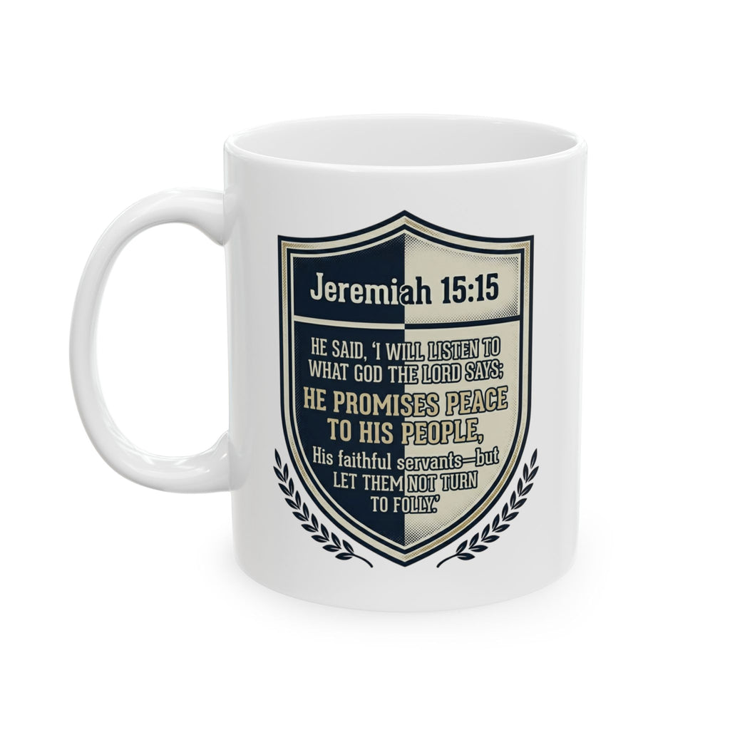 Inspirational Ceramic Mug – Uplifting Daily Verse