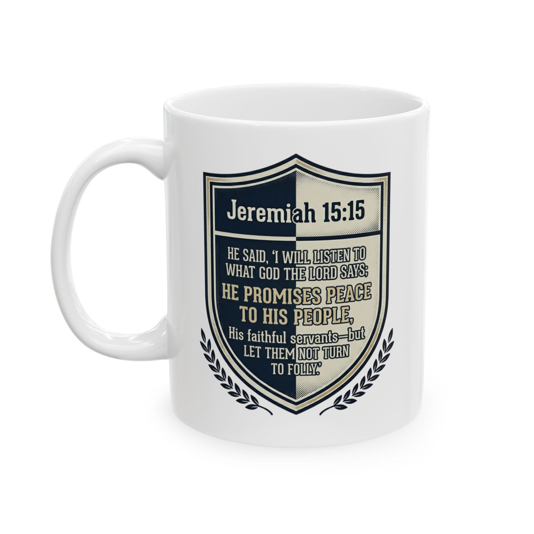 Inspirational Ceramic Mug – Uplifting Daily Verse