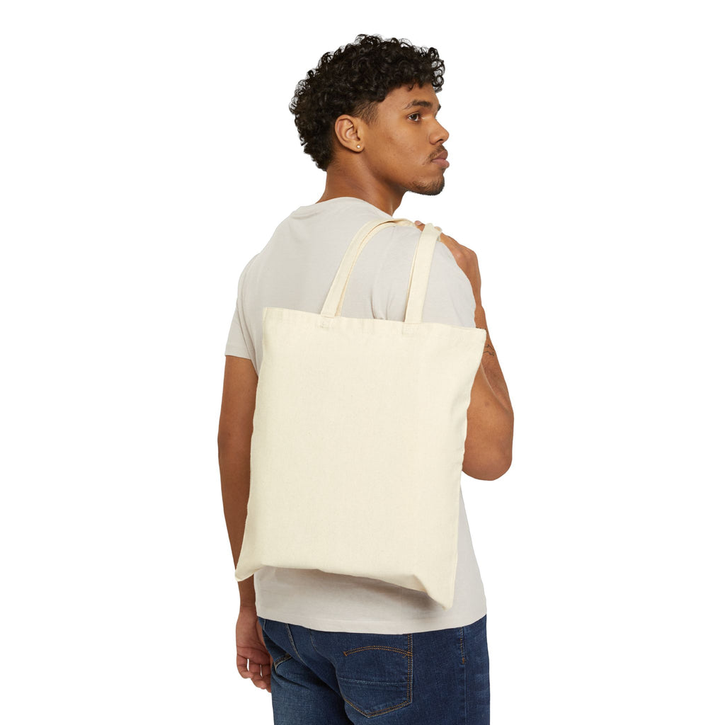 Psalms 23 'He Goes Where I Go' Yeshua Cotton Canvas Tote Bag