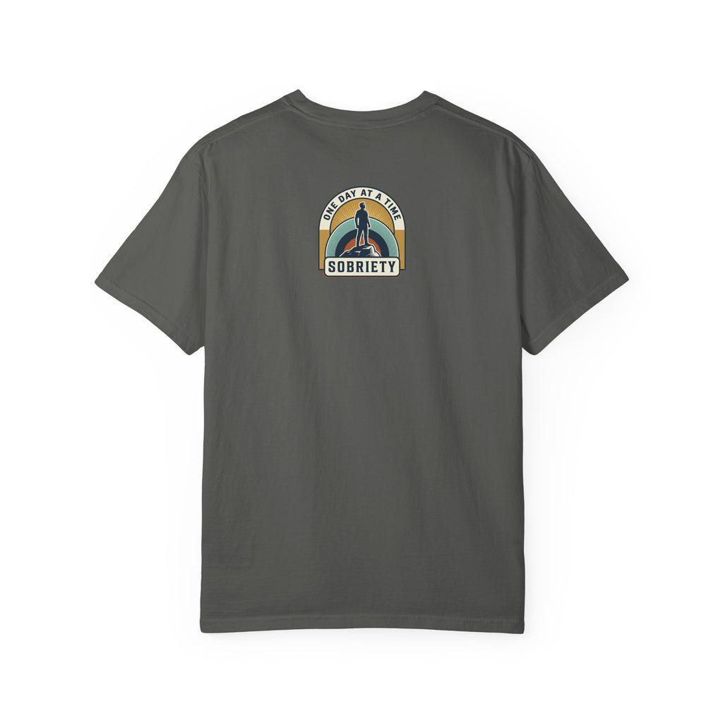 Living Sober Grateful Reminder Heavyweight T-Shirt