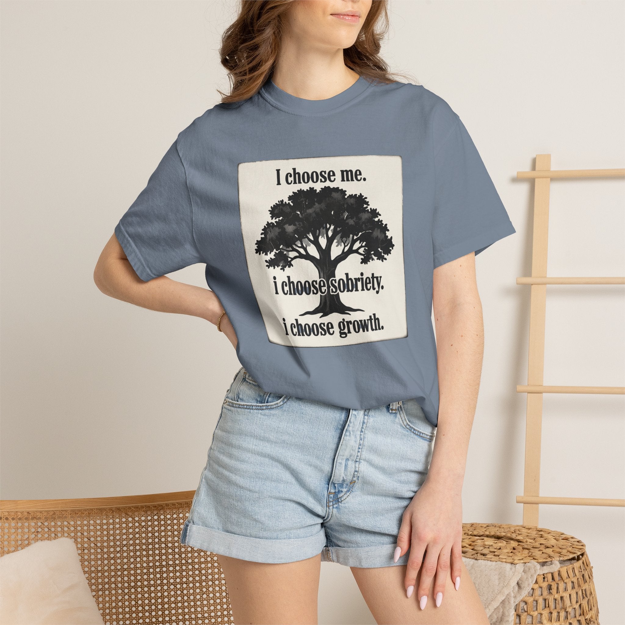 Sobriety Recovery T-Shirt – I Choose Me Tree Design