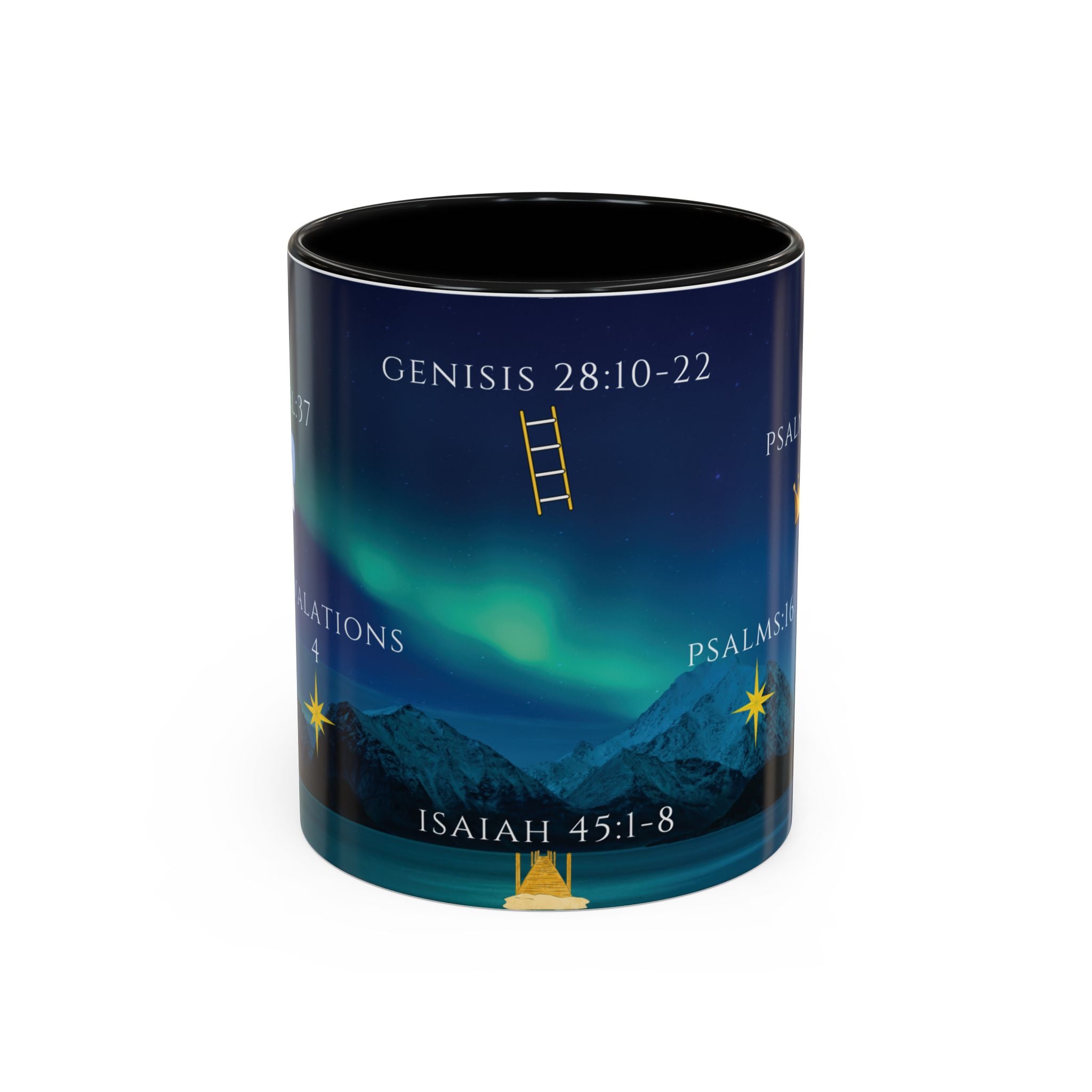 Inspirational Scripture Ceramic Coffee Mug With Verse