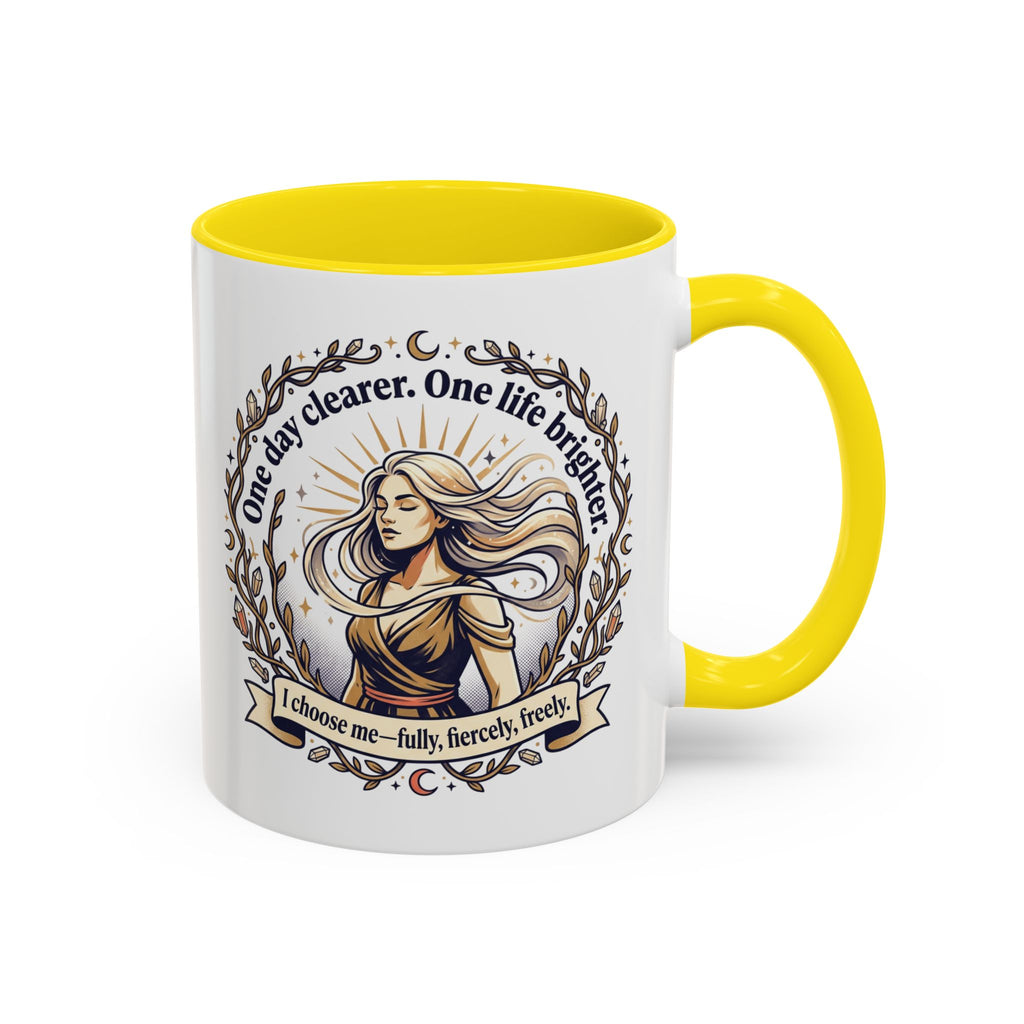 Inspirational Feminine Coffee Mug – Motivational Quote Design