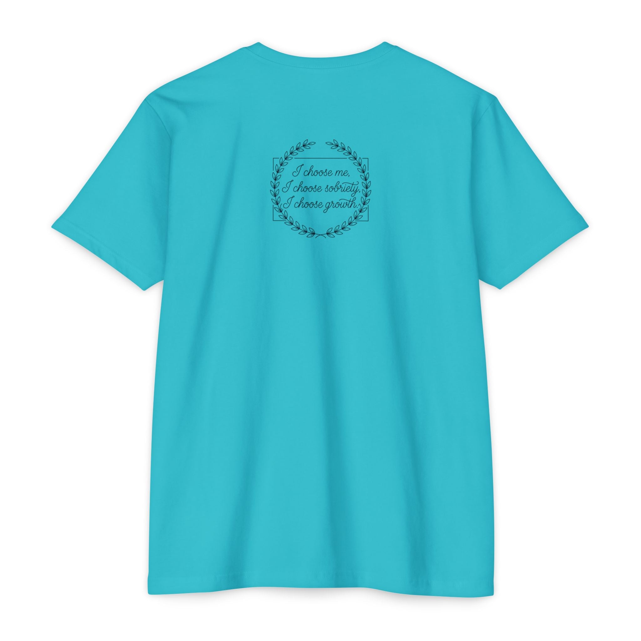 Sobriety And Self-Growth Yoga T-Shirt – Mindful Quote