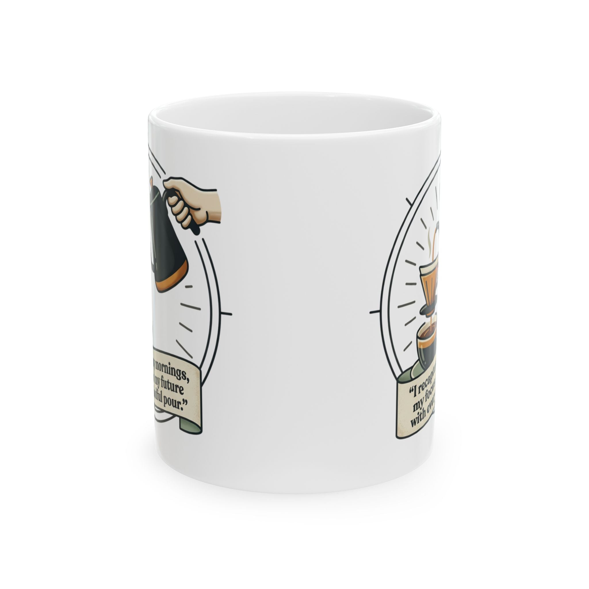 Coffee Mug — "My Opinions Are Like Swords" Illustrated Ceramic Mug (11oz & 15oz)