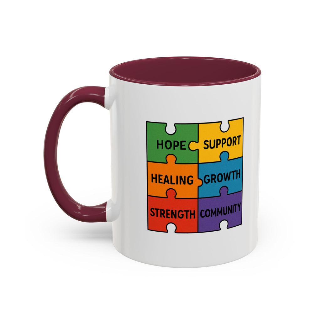 Recovery Support Mug — "Stay Sober, Stay Inspired" (11oz & 15oz)