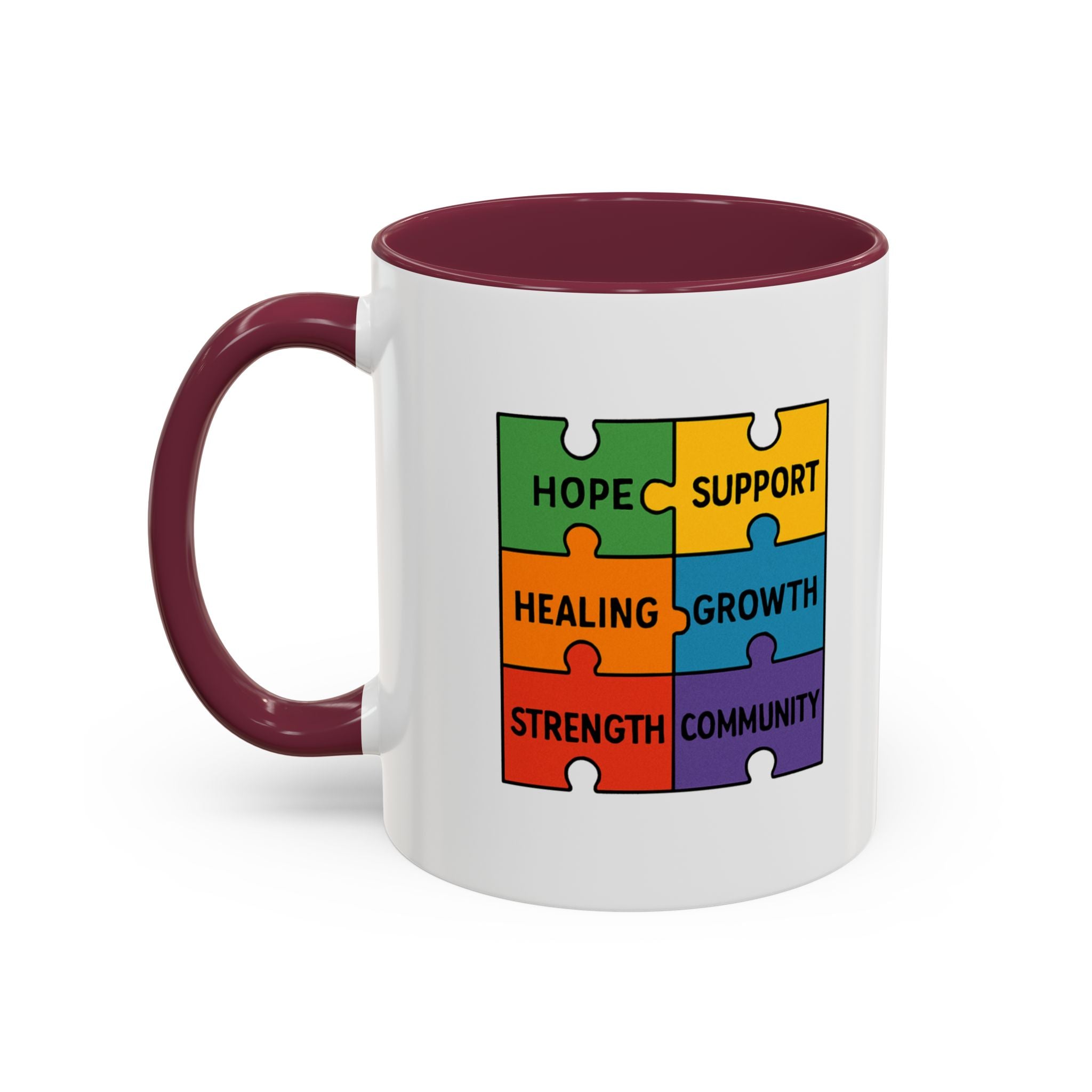 Recovery Support Mug — "Stay Sober, Stay Inspired" (11oz & 15oz)
