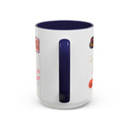 Motivational Sticker Collage Coffee Mug – Ceramic Accent