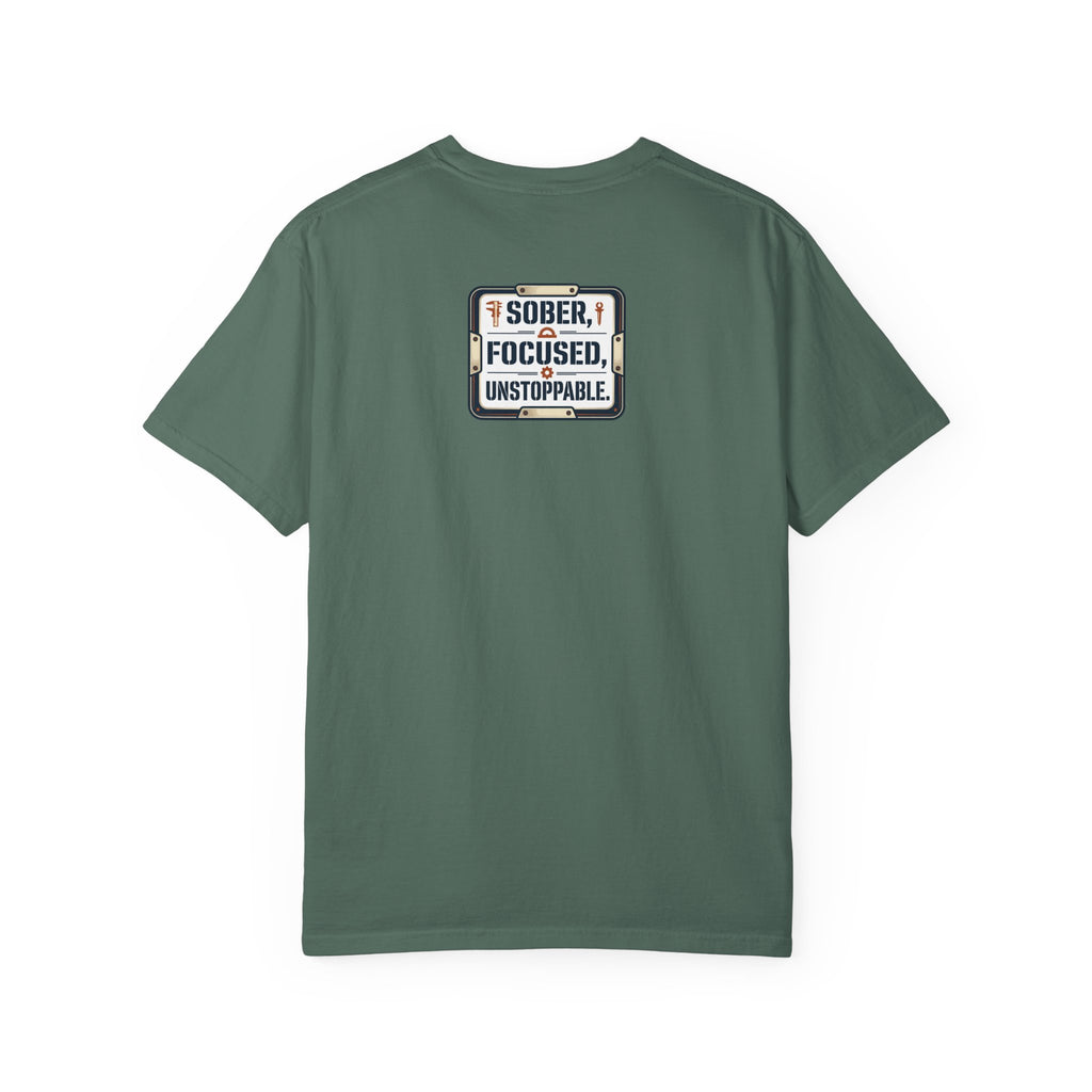 Sober Focused Unstoppable Graphic Tee – Relaxed Fit