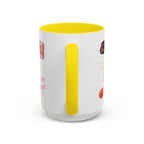 Motivational Sticker Collage Coffee Mug – Ceramic Accent