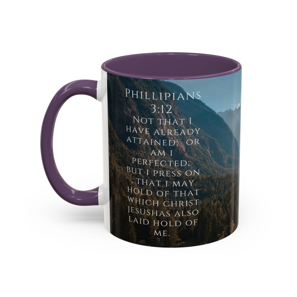 Philippians Bible Verse Mountain Mug – Ceramic Accent Cup