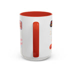 Motivational Sticker Collage Coffee Mug – Ceramic Accent
