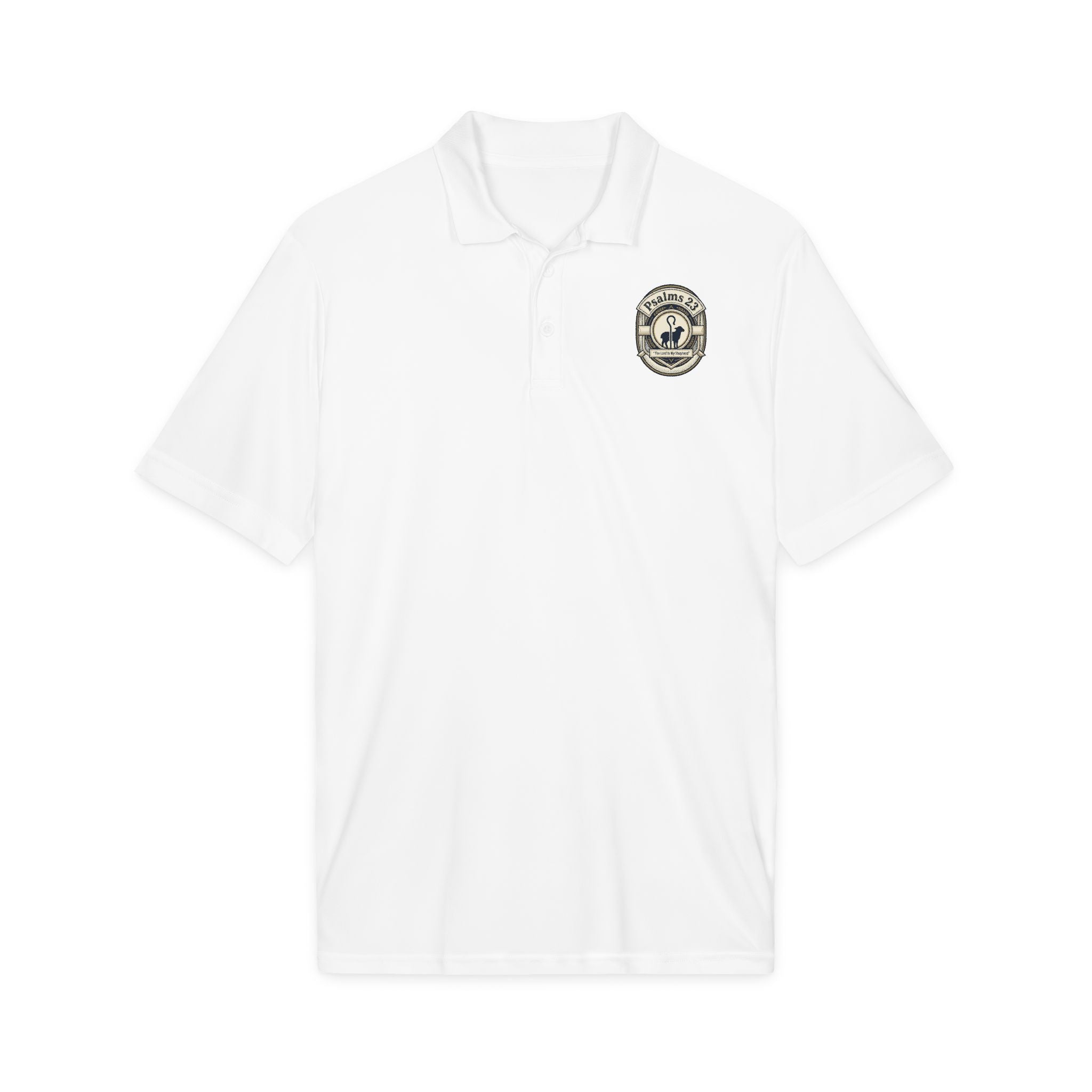 Psalms 23 Embroidered Polo Shirt – Lightweight & Quick-Dry