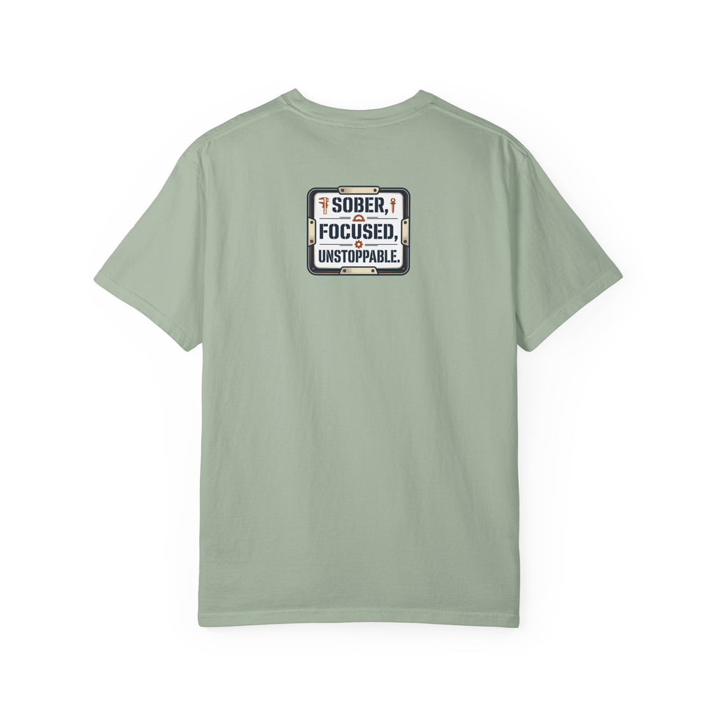 Sober Focused Unstoppable Graphic Tee – Relaxed Fit