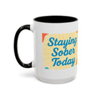 Sober Gratitude Recovery Coffee Mug – Daily Motivation