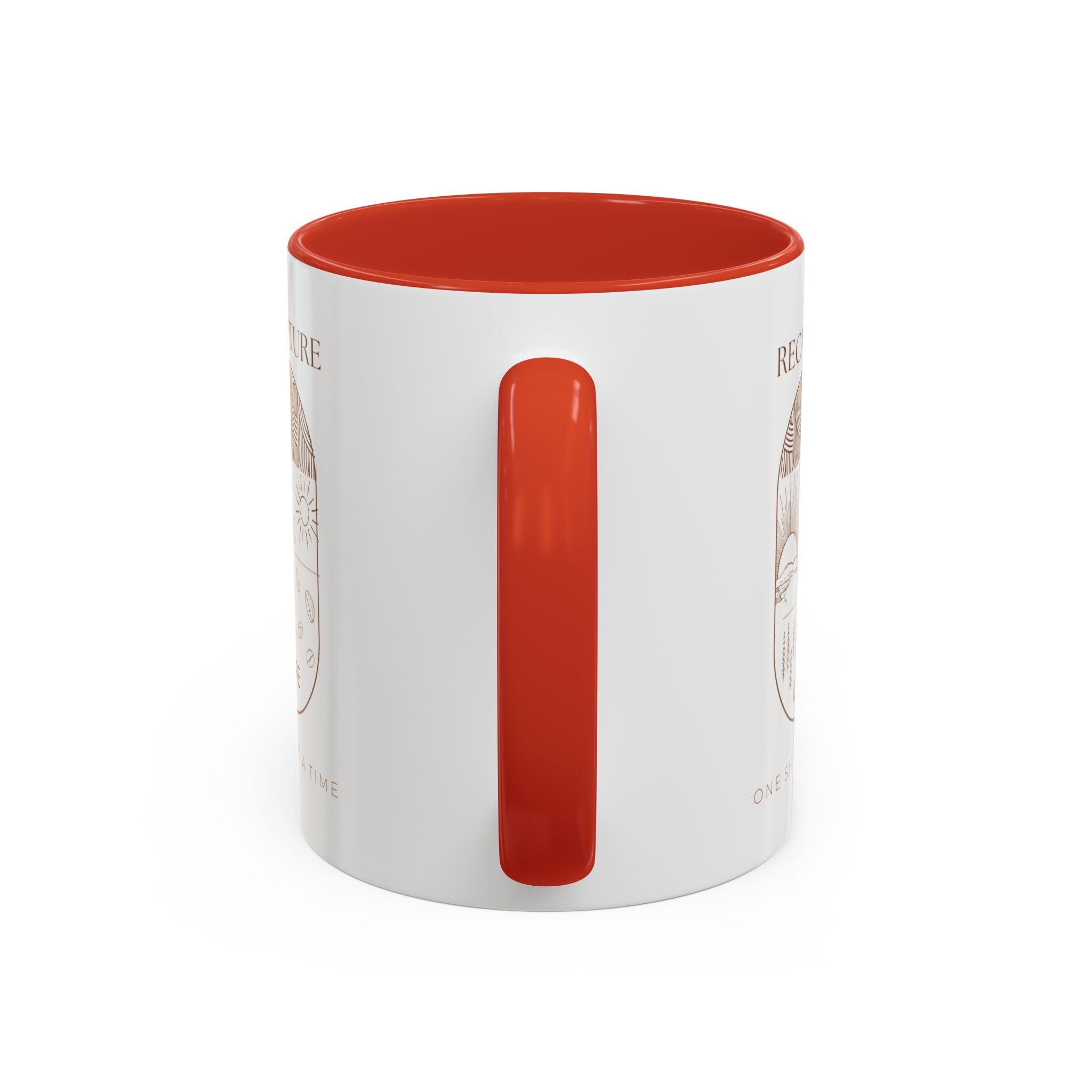 Thankful for Being Sober Recovery Accent Coffee Mug