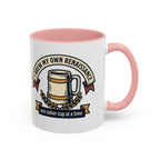 Sober Recovery Coffee Mug “I Brew My Own Renaissance”