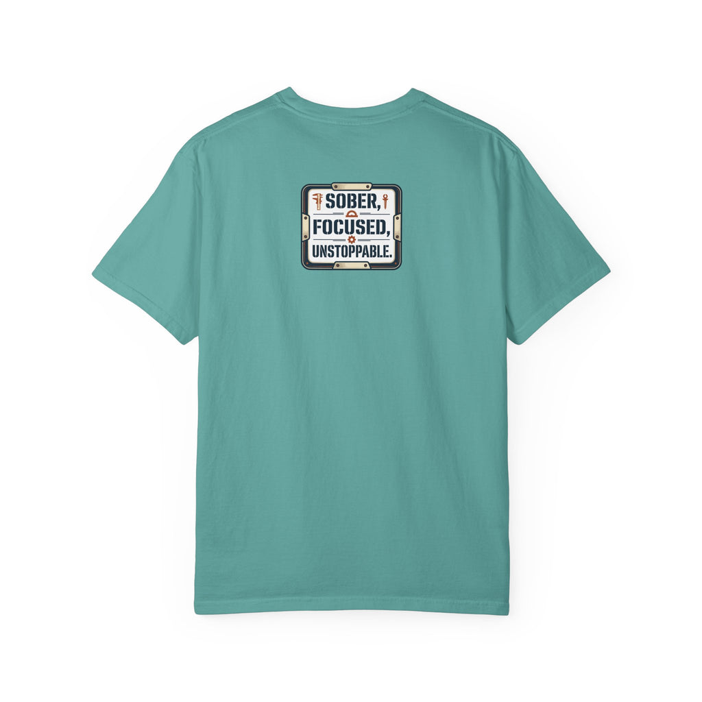 Sober Focused Unstoppable Graphic Tee – Relaxed Fit