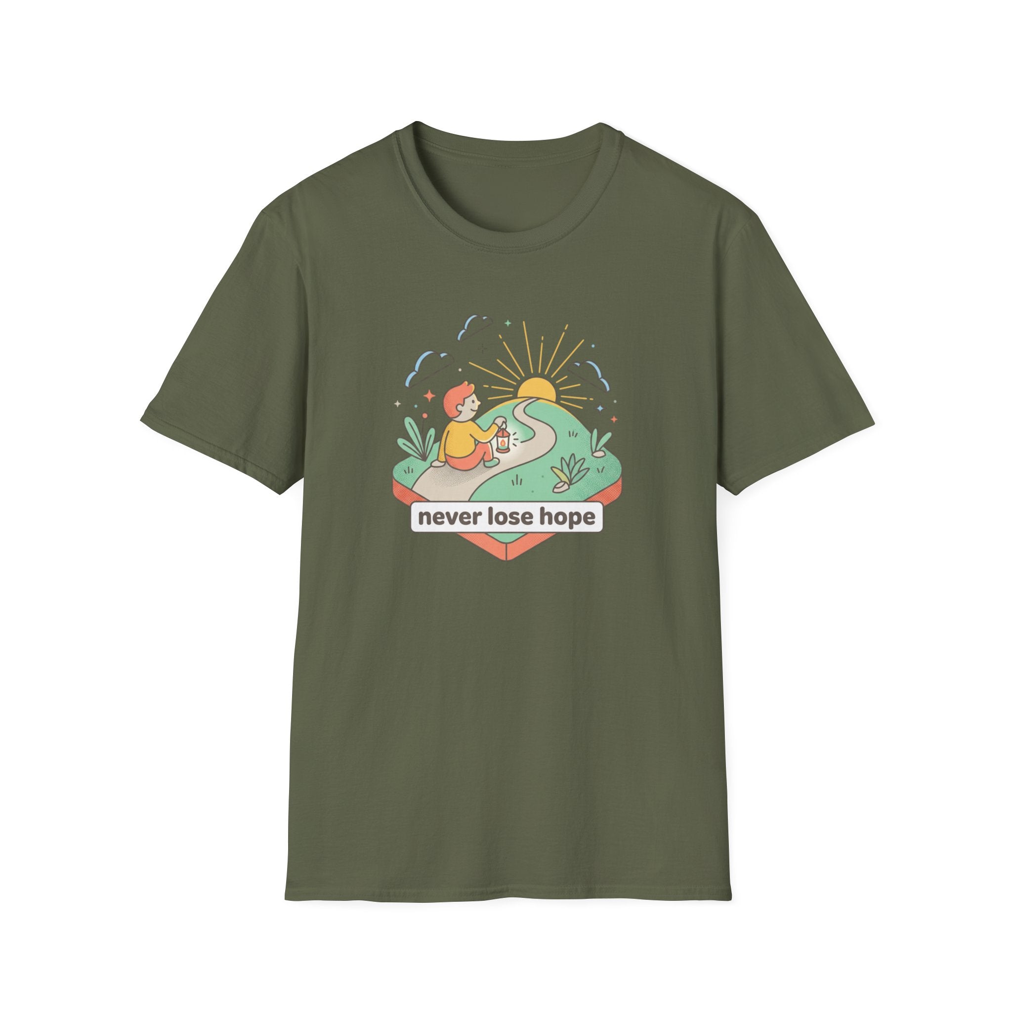 Never Lose Hope Sunrise Graphic T-Shirt