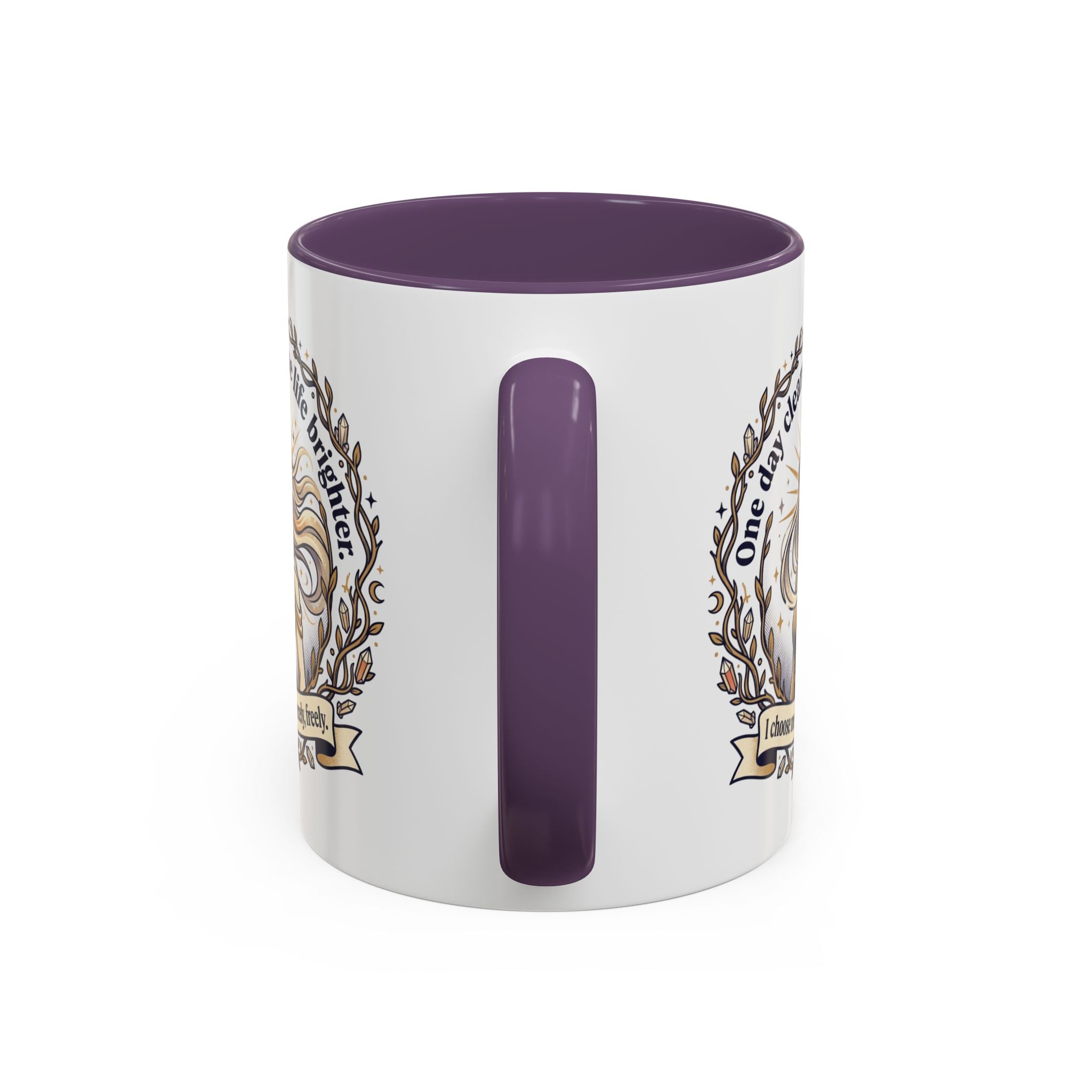 Inspirational Feminine Coffee Mug – Motivational Quote Design