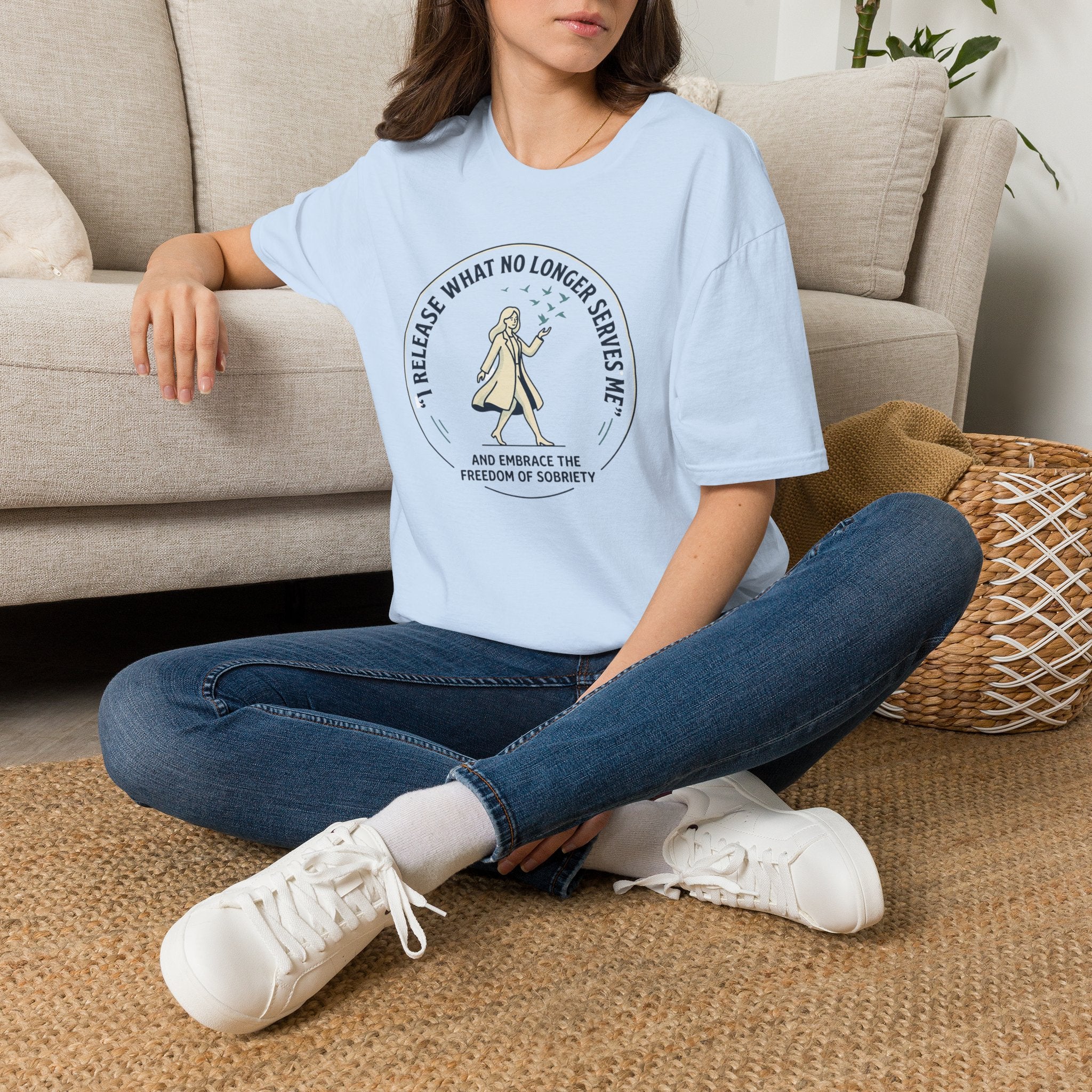 Release What No Longer Serves Me Mindful Cotton T-Shirt