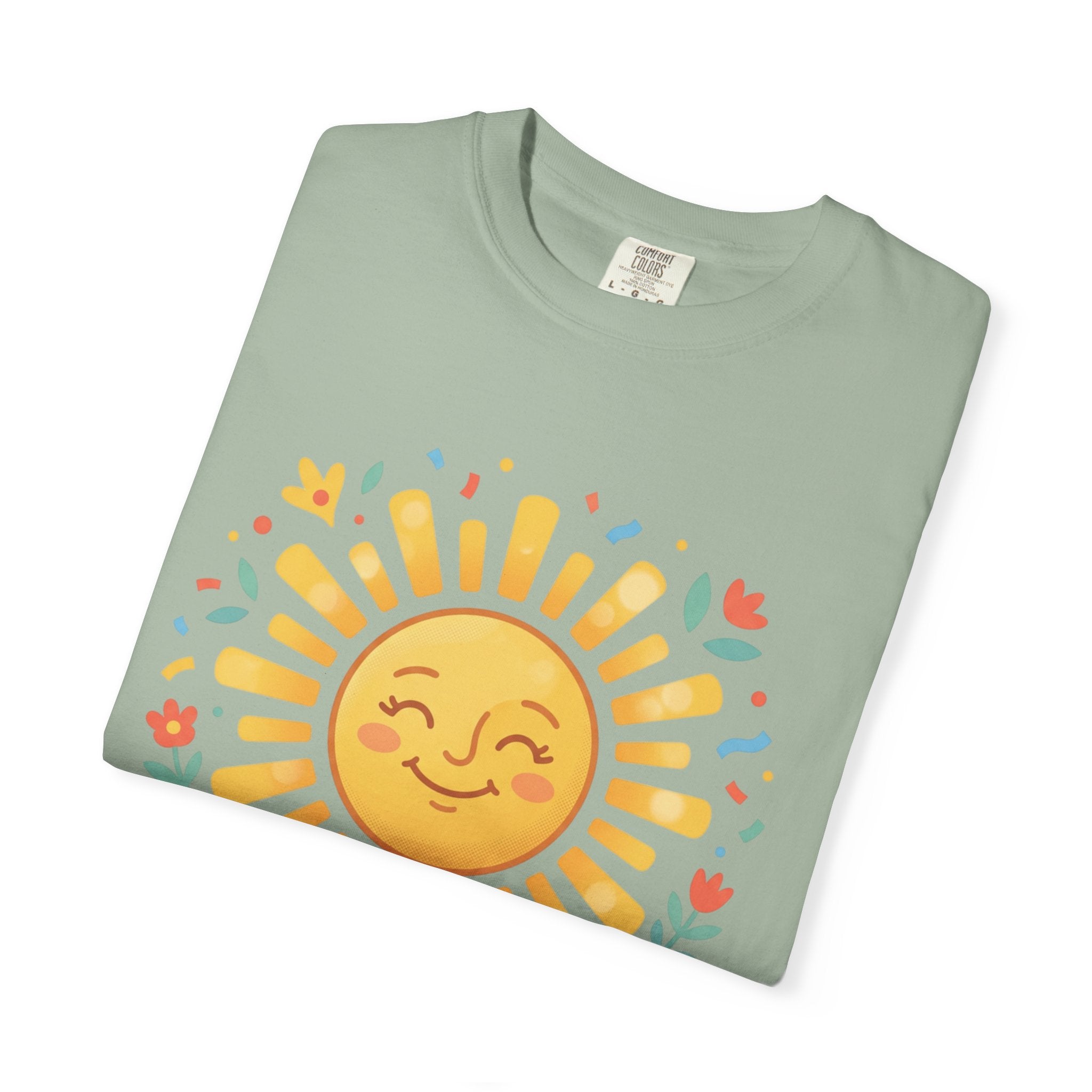 Sober & Grateful Heavyweight T-Shirt – Sunrise Graphic