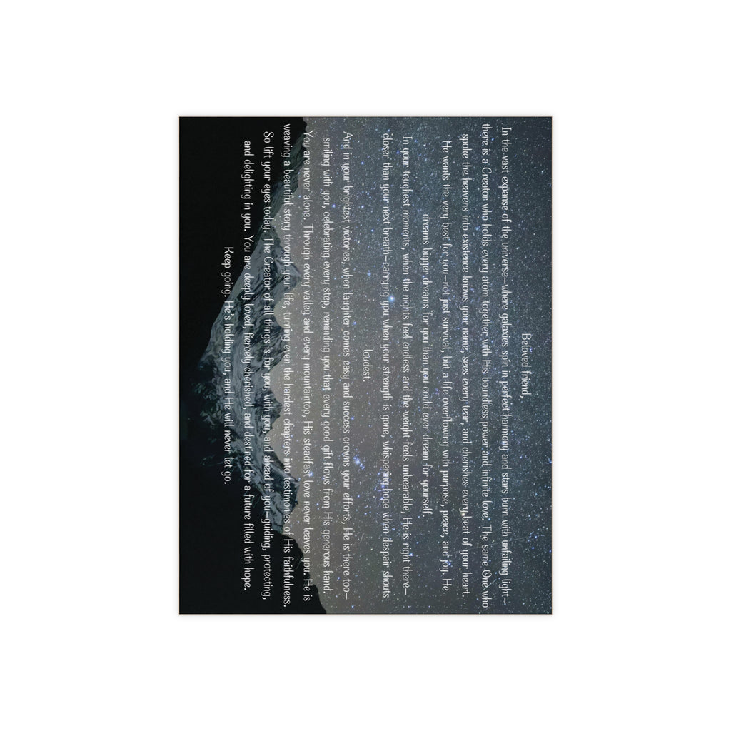 Ceramic Photo Tile — 'Stay Sober and Inspired' Inspirational Quote Tile