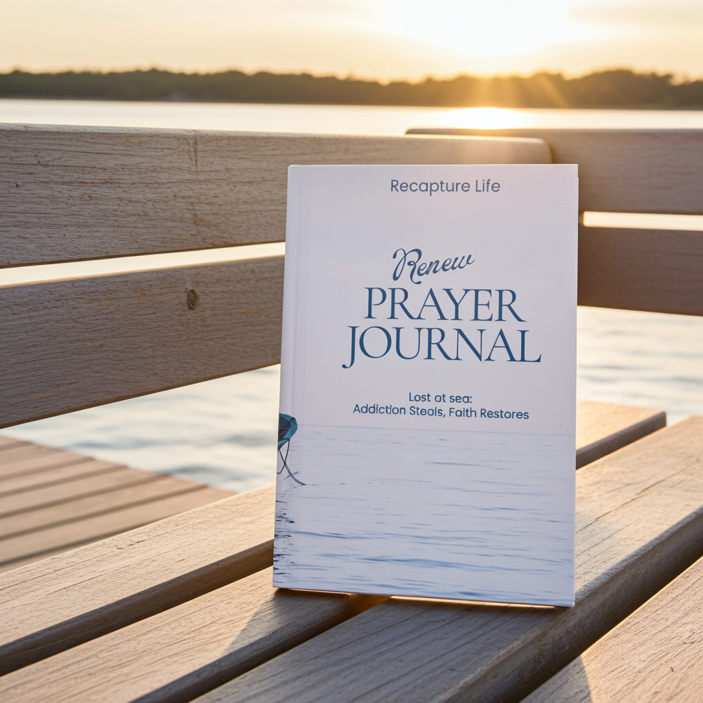 Renew Prayer Journal Hardcover Notebook for Faith & Recovery