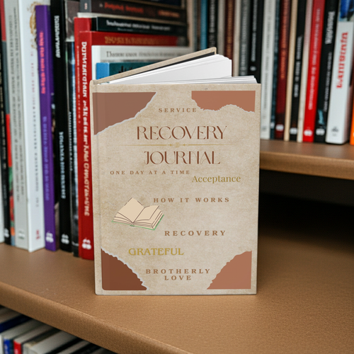 12-Step Recovery Hardcover Journal – Guided Writing Prompts