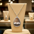 Sobriety Recovery Oval Necklace By Grace I’m Found