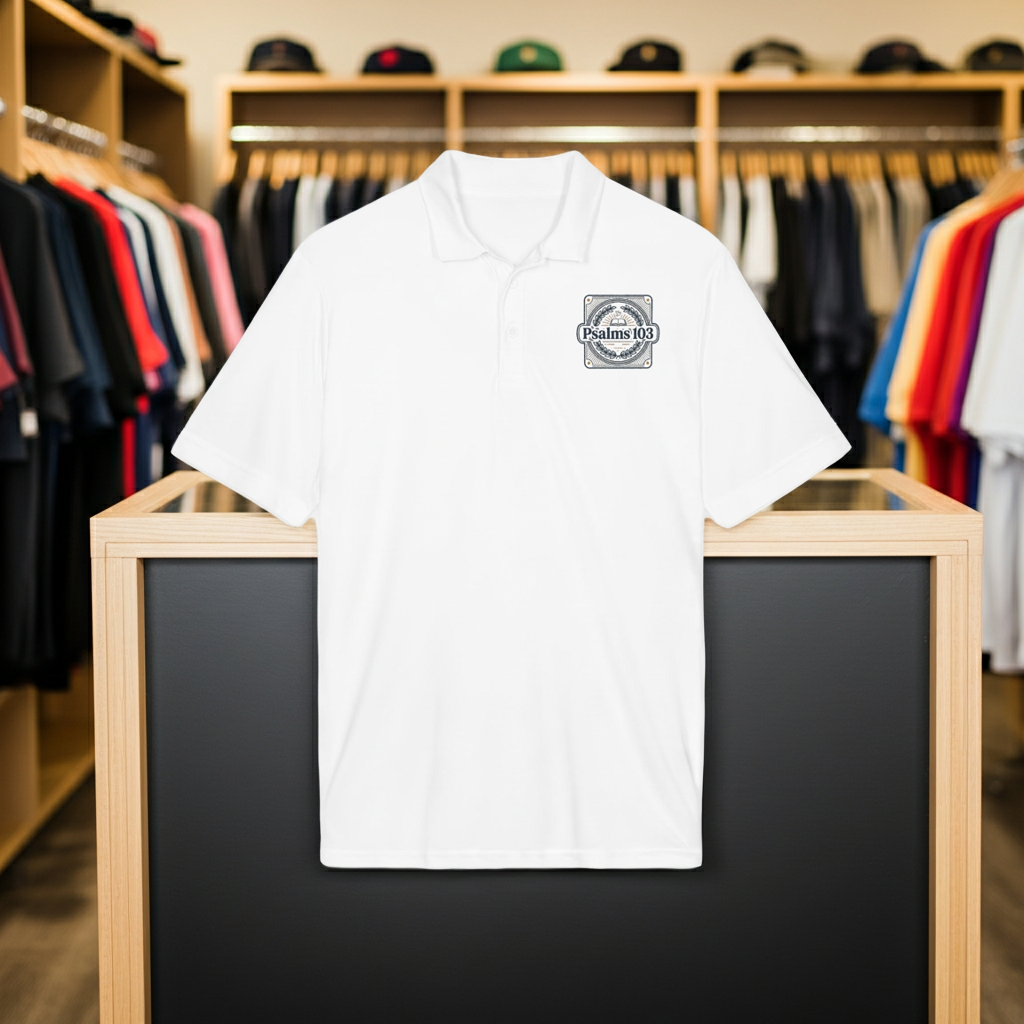 Psalms Faith Polo Shirt – Lightweight Christian Wear
