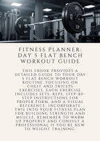 Flat Bench Press Workout Guide For Chest Strength