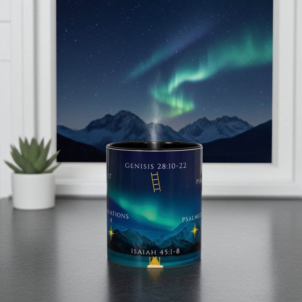 Inspirational Scripture Ceramic Coffee Mug With Verse