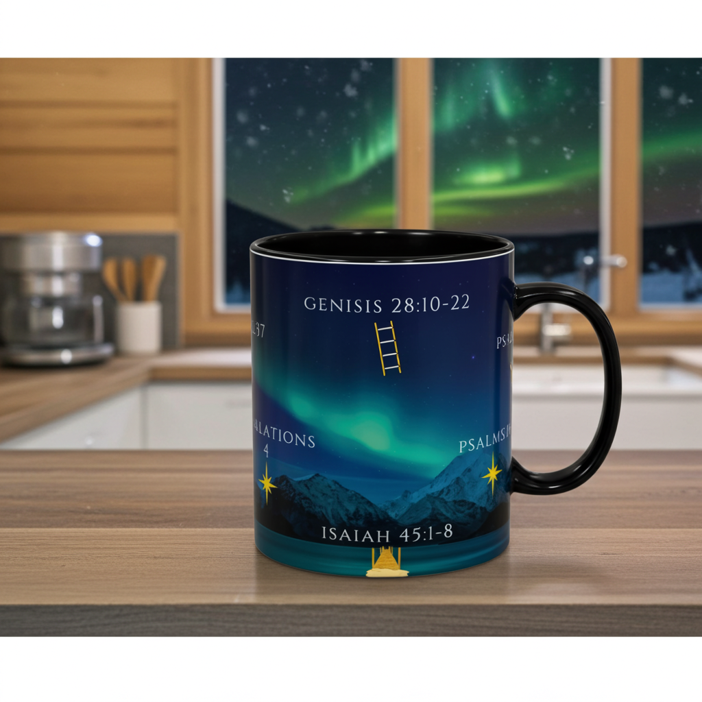 Inspirational Scripture Ceramic Coffee Mug With Verse