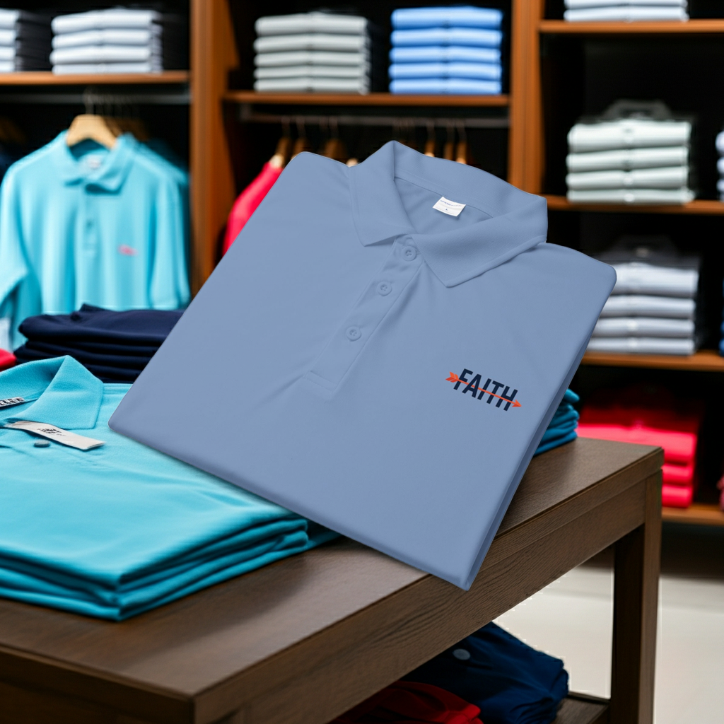 Spring Faith Christian Polo Shirt – Lightweight Comfort