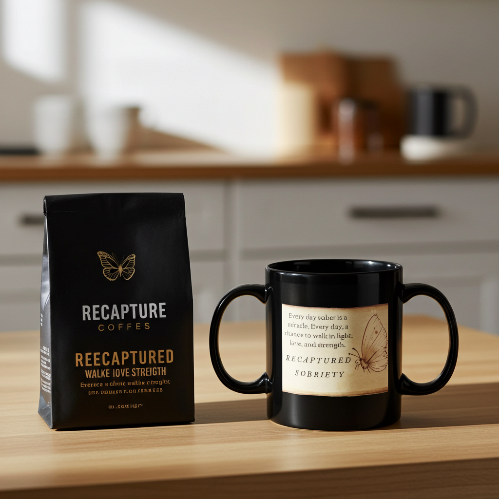 Sobriety Reminder Ceramic Mug – Inspirational Quote